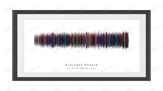 Everyday People by Sly & The Family Stone - Visual Wave Prints