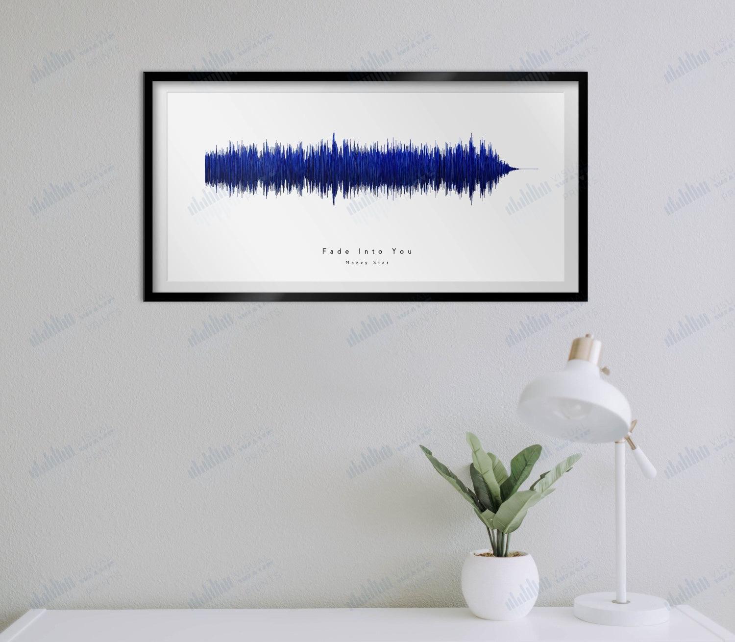 Fade Into You by Mazzy Star - Visual Wave Prints