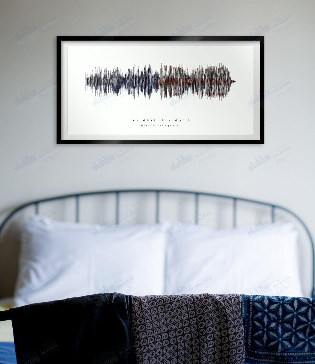 For What It's Worth by Buffalo Springfield - Visual Wave Prints