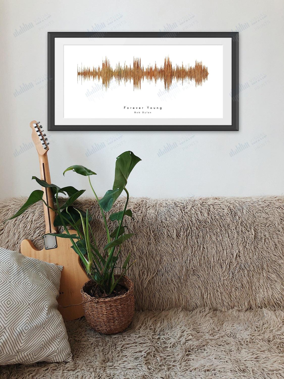 Forever Young by Bob Dylan - Visual Wave Prints