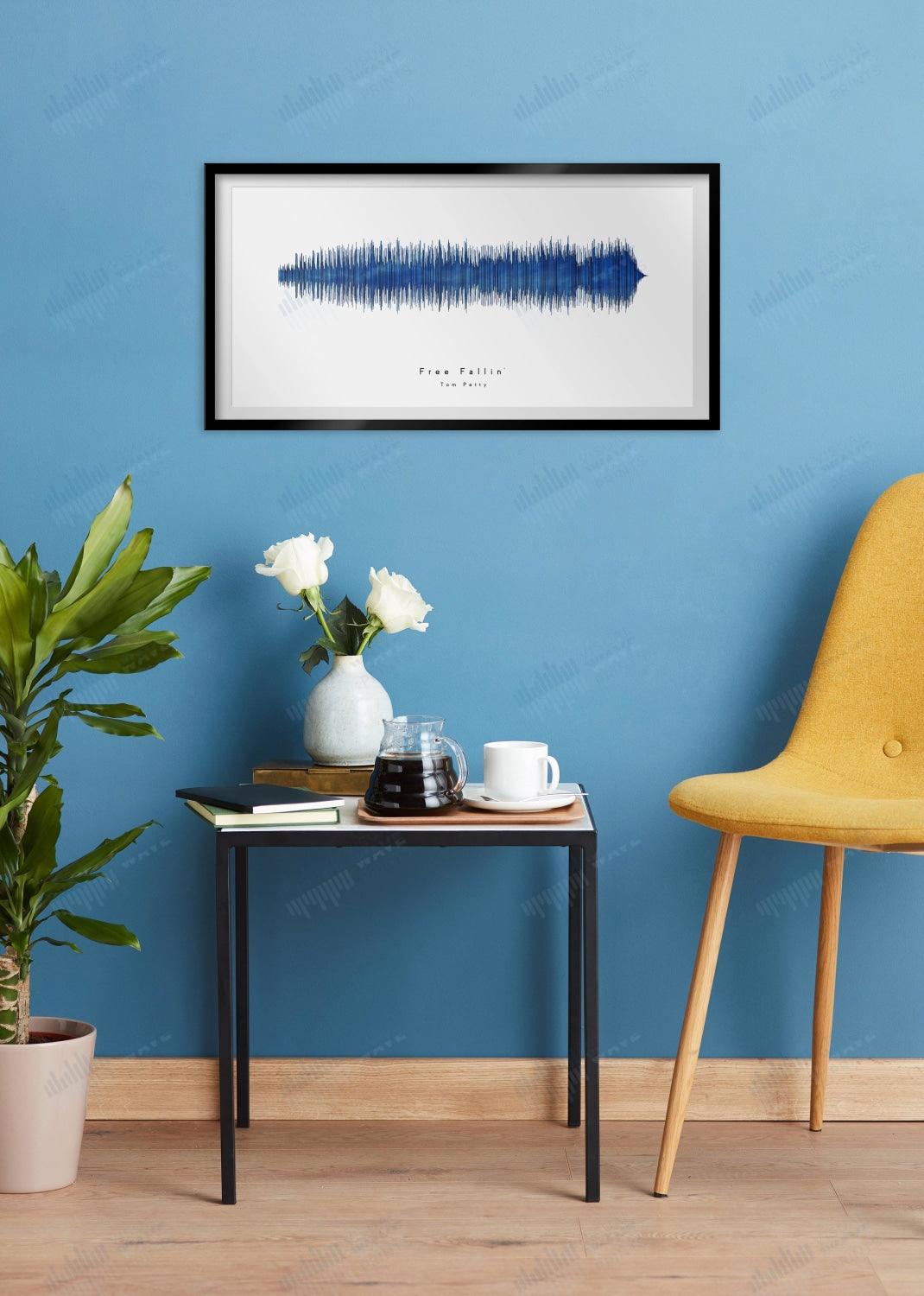 Free Fallin' by Tom Petty - Visual Wave Prints