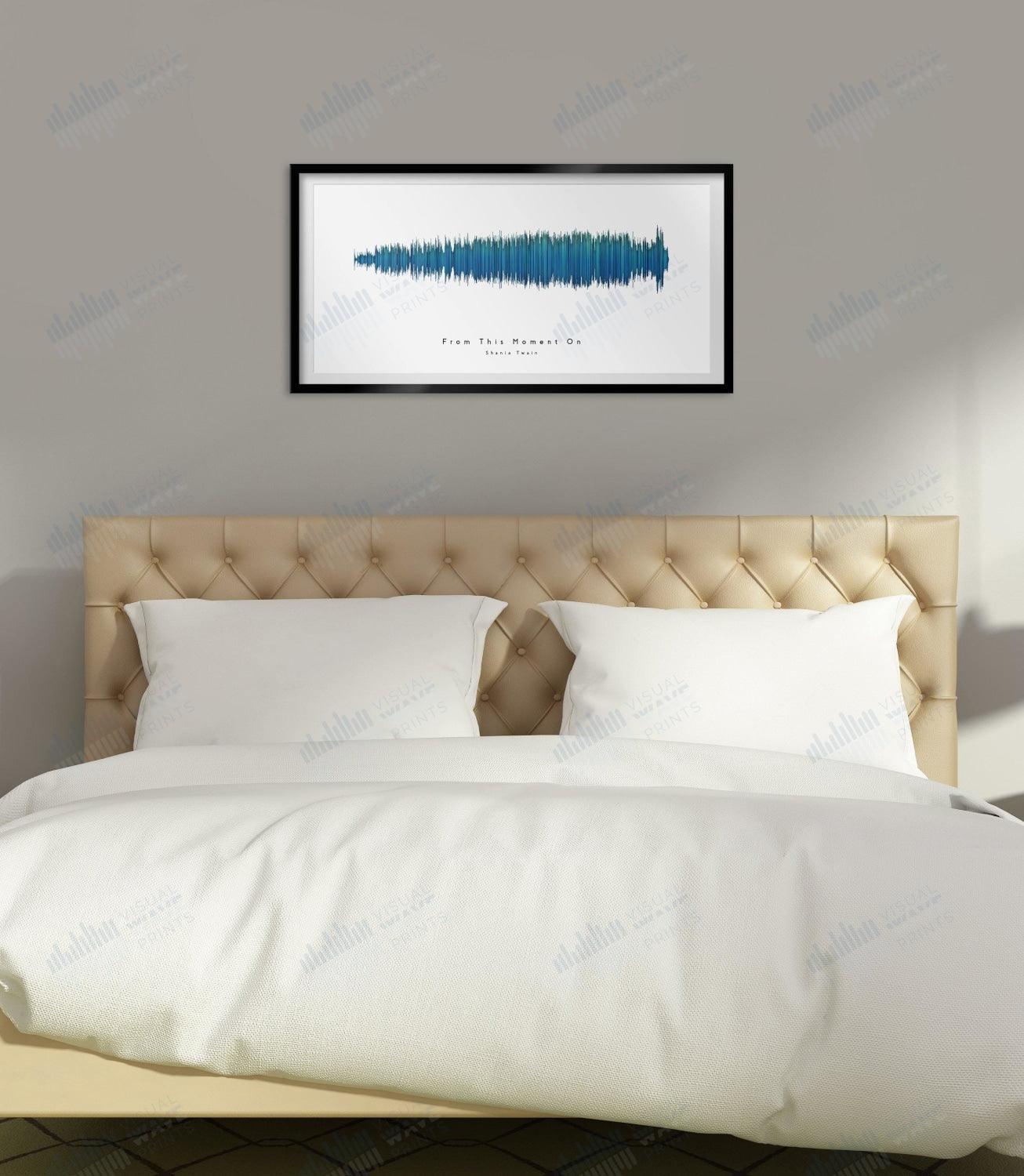 From This Moment On by Shania Twain - Visual Wave Prints