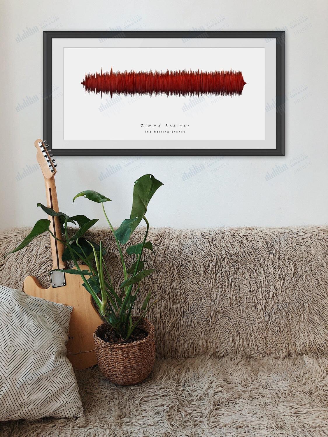 Gimme Shelter by The Rolling Stones - Visual Wave Prints