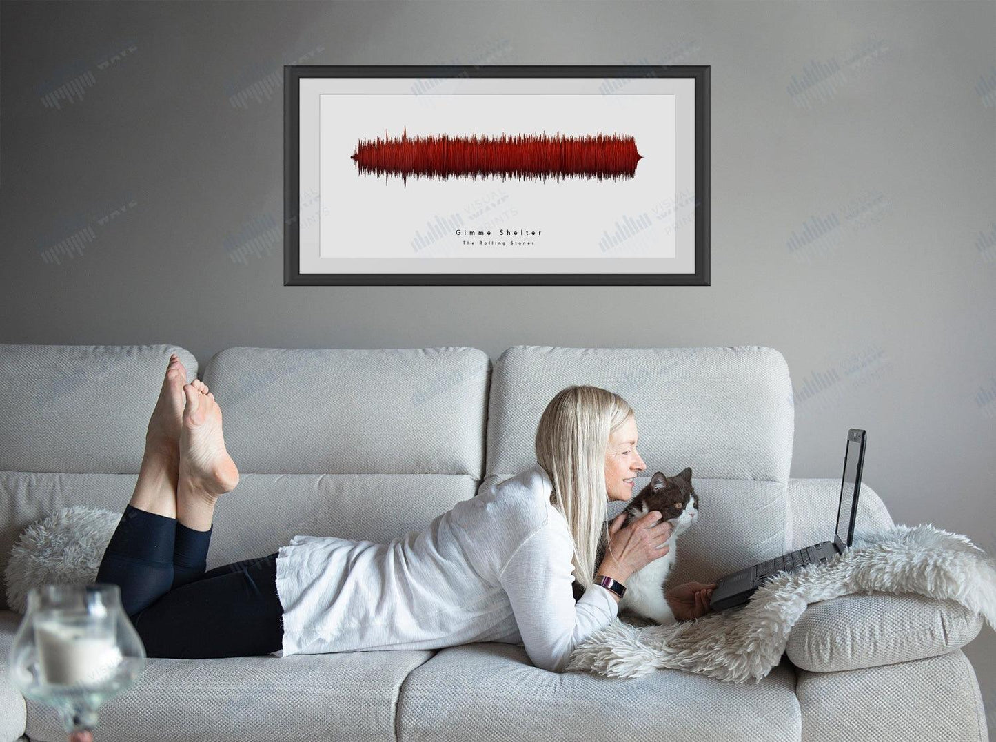 Gimme Shelter by The Rolling Stones - Visual Wave Prints