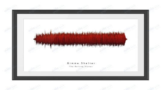 Gimme Shelter by The Rolling Stones - Visual Wave Prints