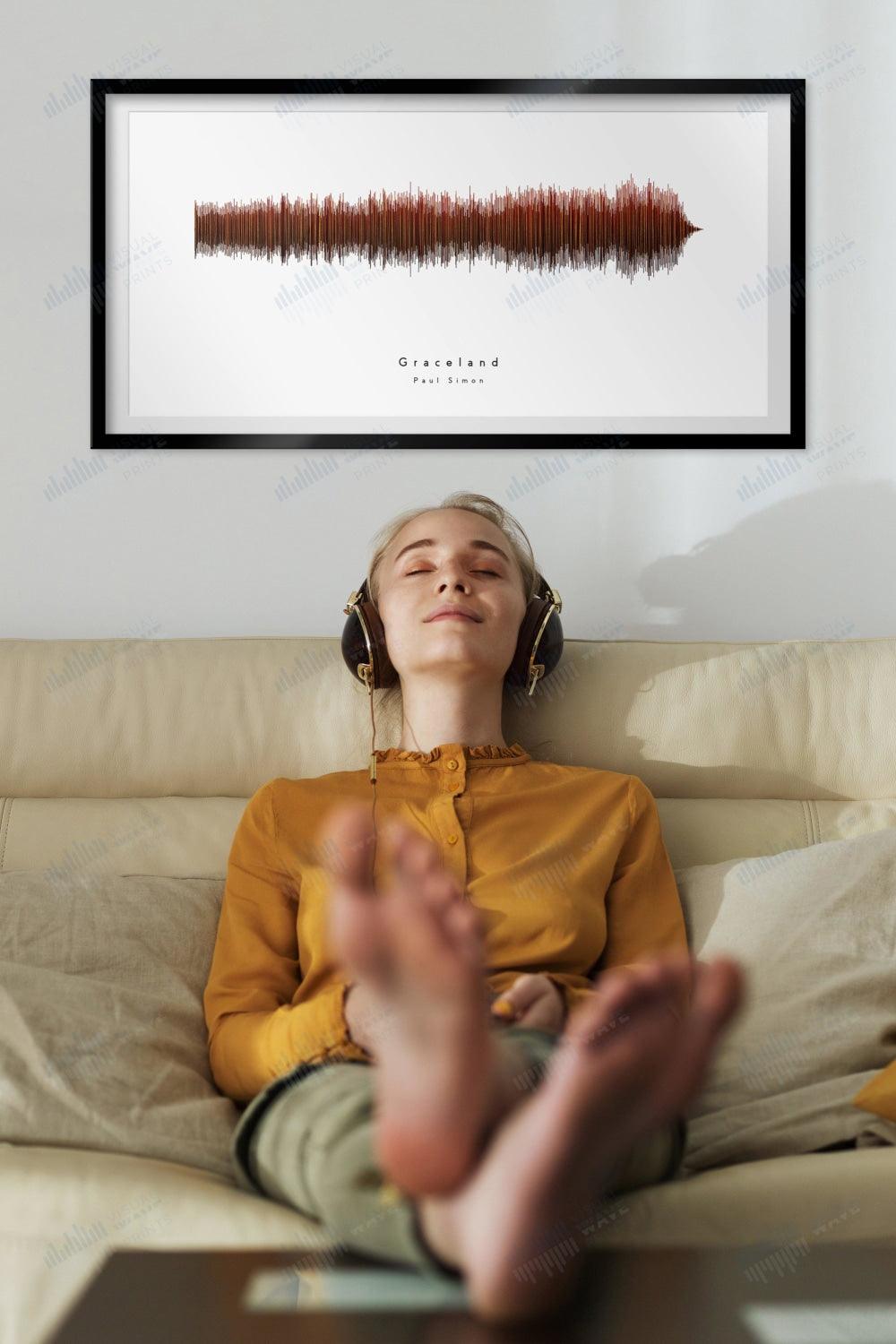 Graceland by Paul Simon - Visual Wave Prints
