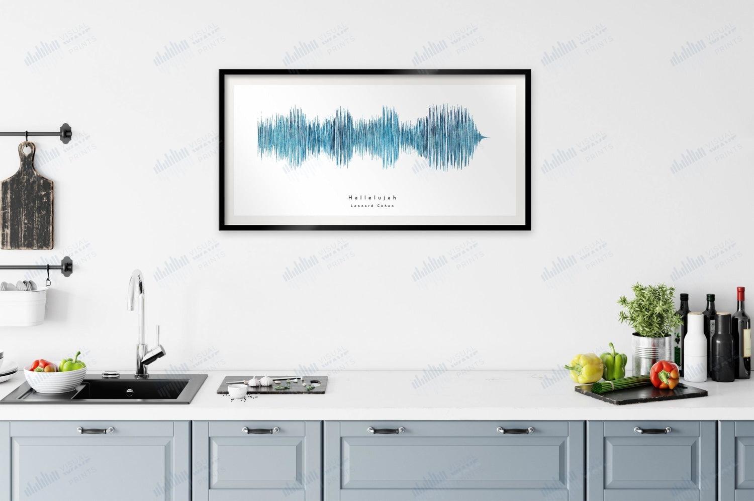 Hallelujah by Leonard Cohen - Visual Wave Prints