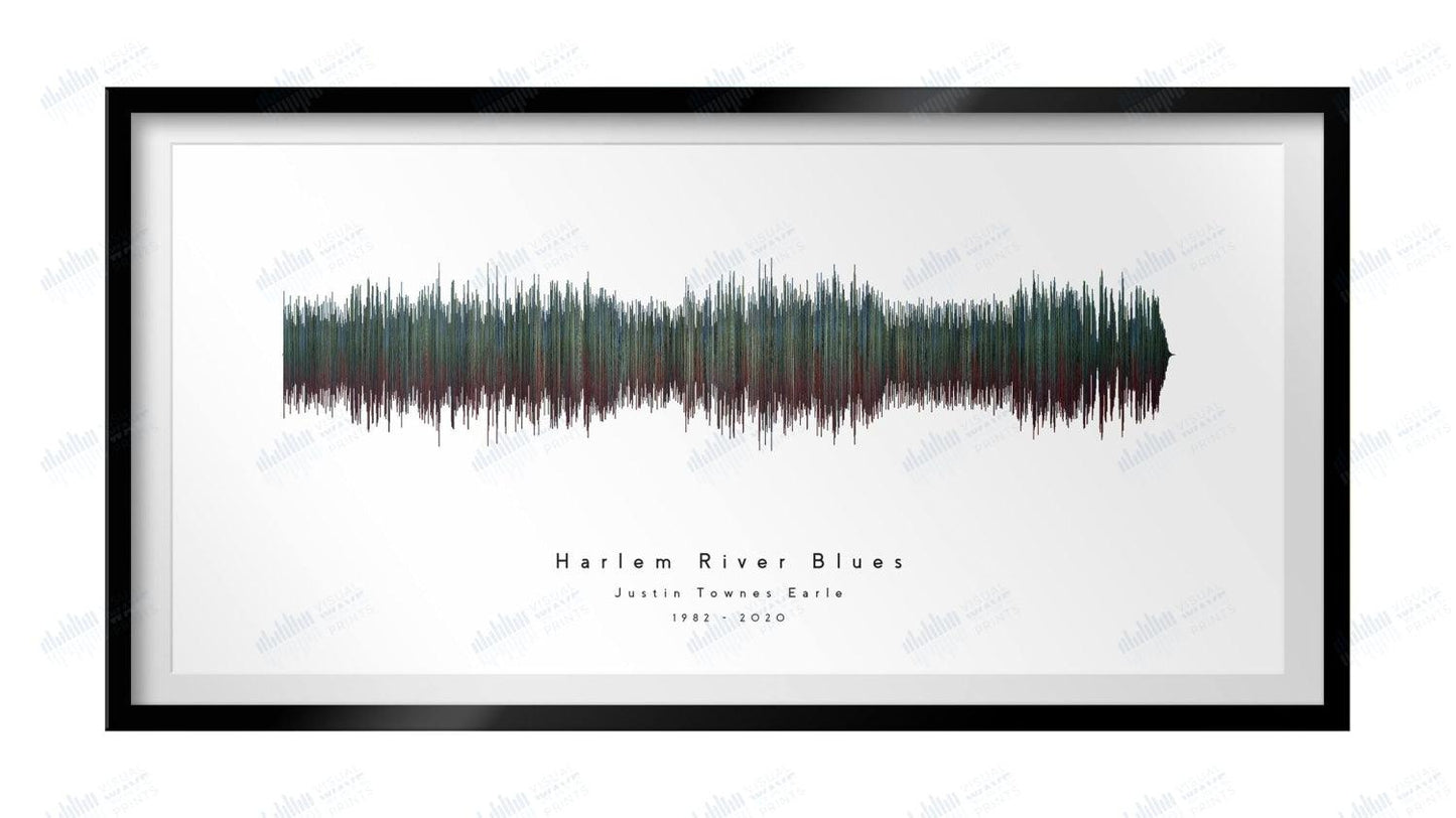 Harlem River Blues by Justin Townes Earl - Visual Wave Prints