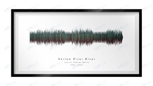 Harlem River Blues by Justin Townes Earl - Visual Wave Prints