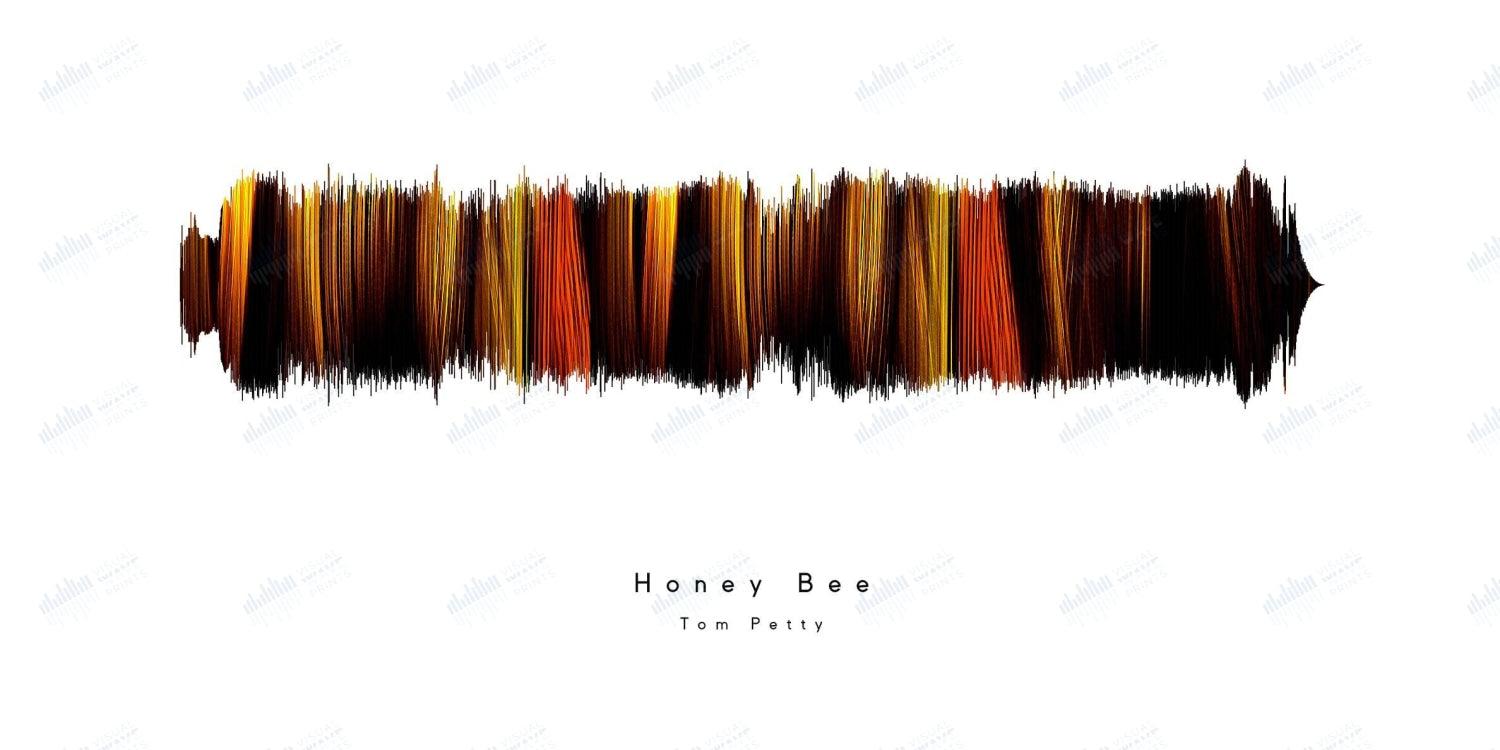 Honey Bee by Tom Petty - Visual Wave Prints