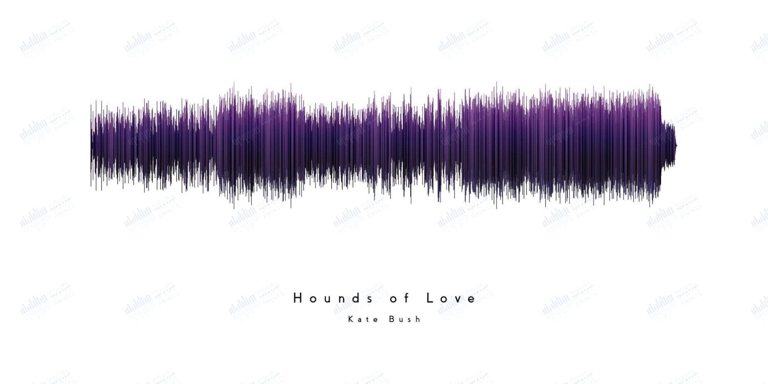 Hounds of Love by Kate Bush - Visual Wave Prints