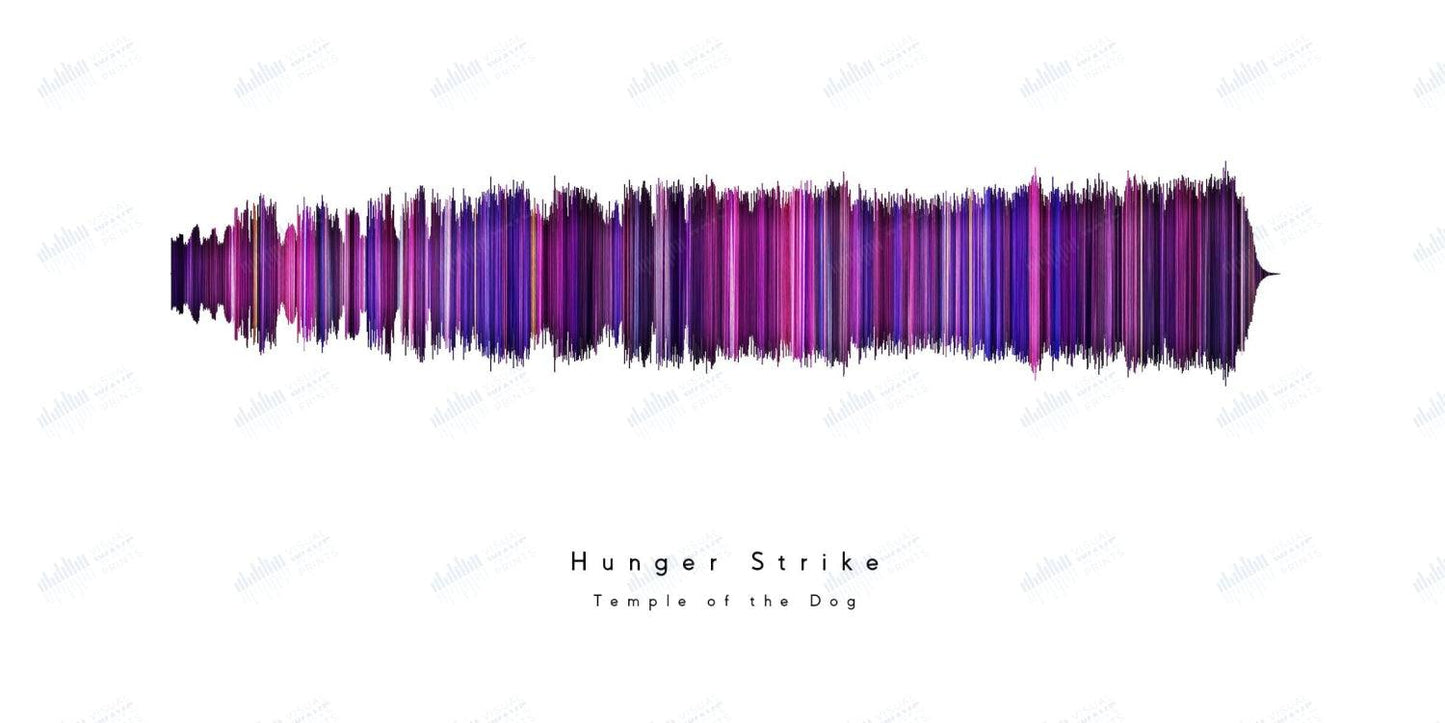 Hunger Strike by Temple of the Dog - Visual Wave Prints