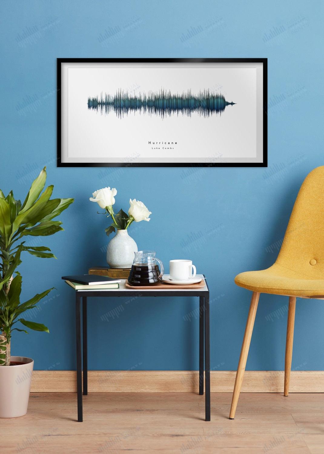 Hurricane by Luke Combs - Visual Wave Prints