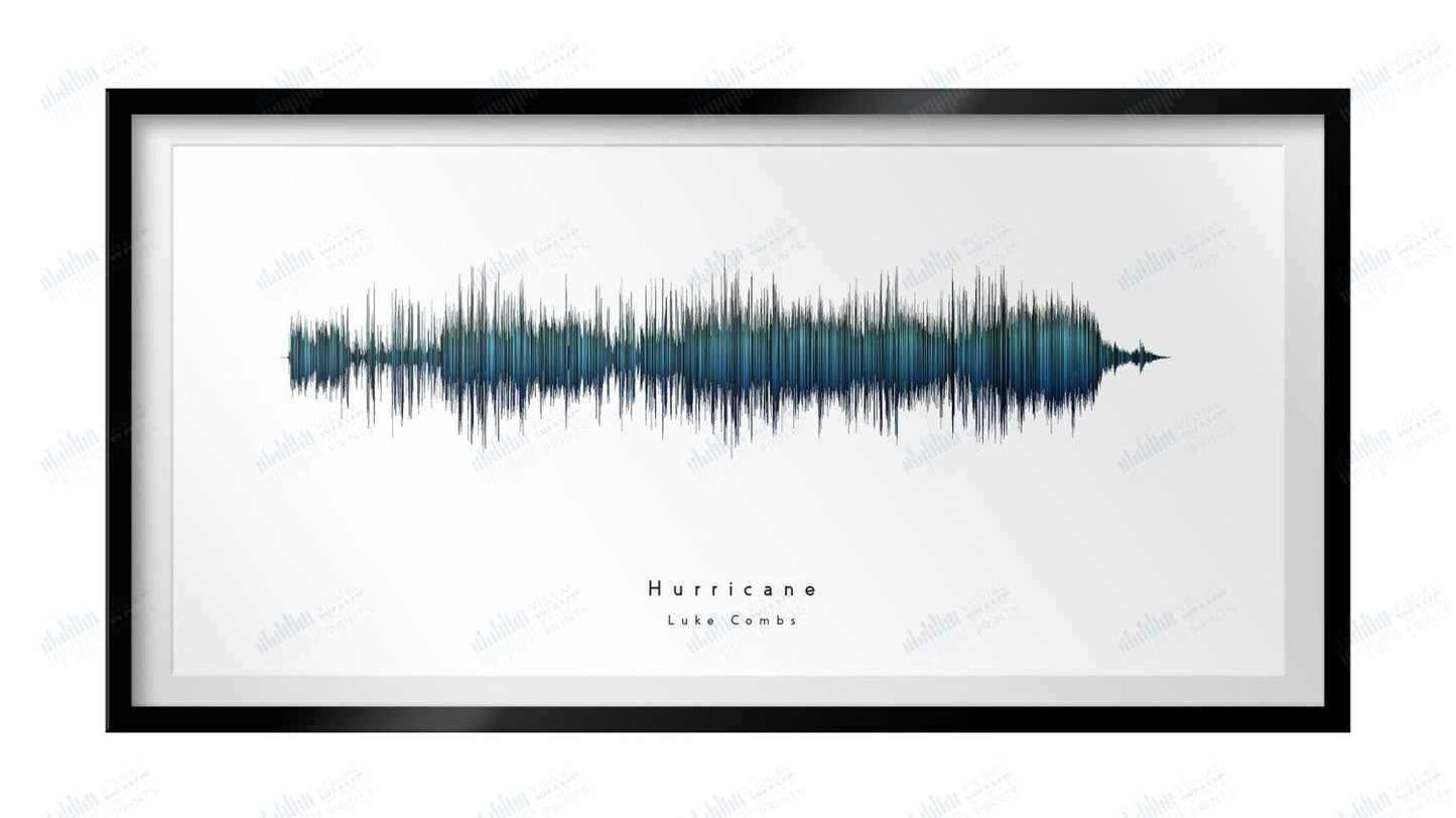 Hurricane by Luke Combs - Visual Wave Prints