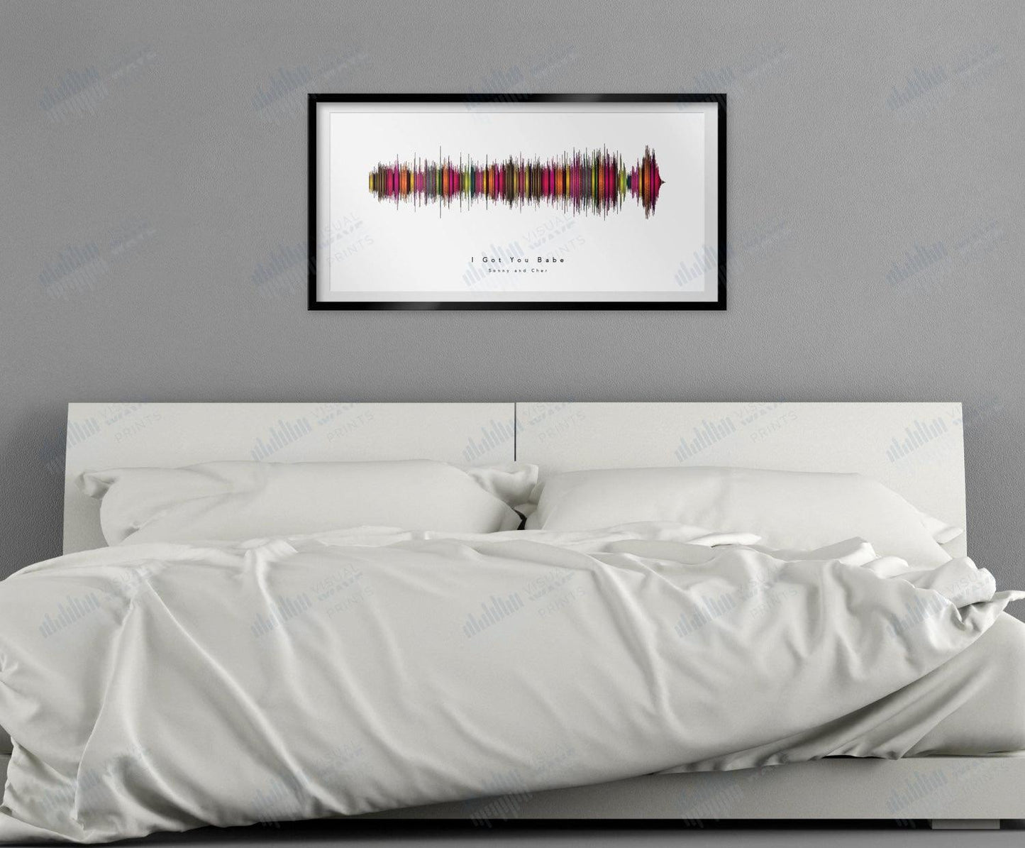 I Got You Babe by Sonny and Cher - Visual Wave Prints