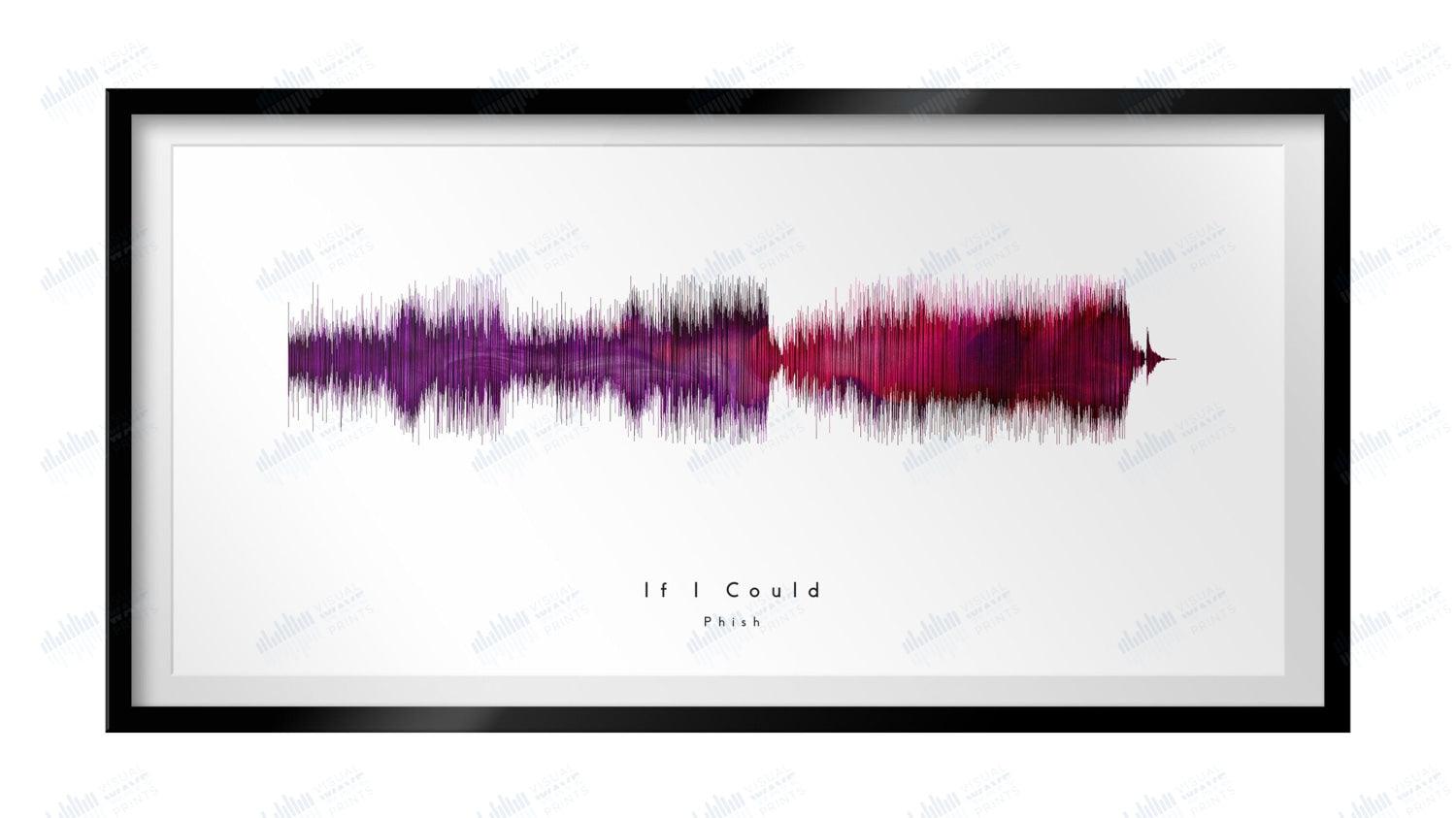 If I Could by Phish - Visual Wave Prints