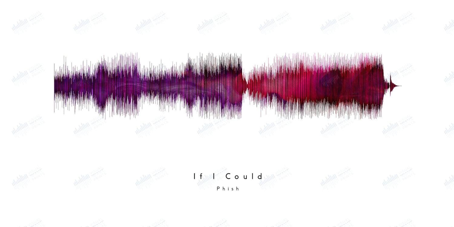 If I Could by Phish - Visual Wave Prints