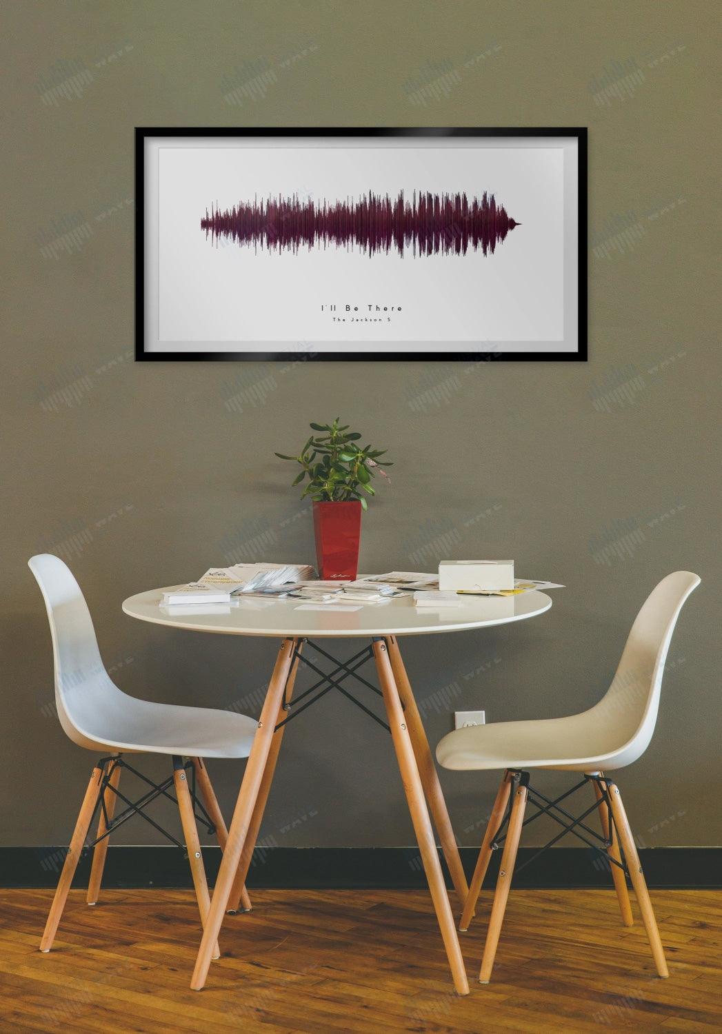 I'll Be There by The Jackson Five - Visual Wave Prints