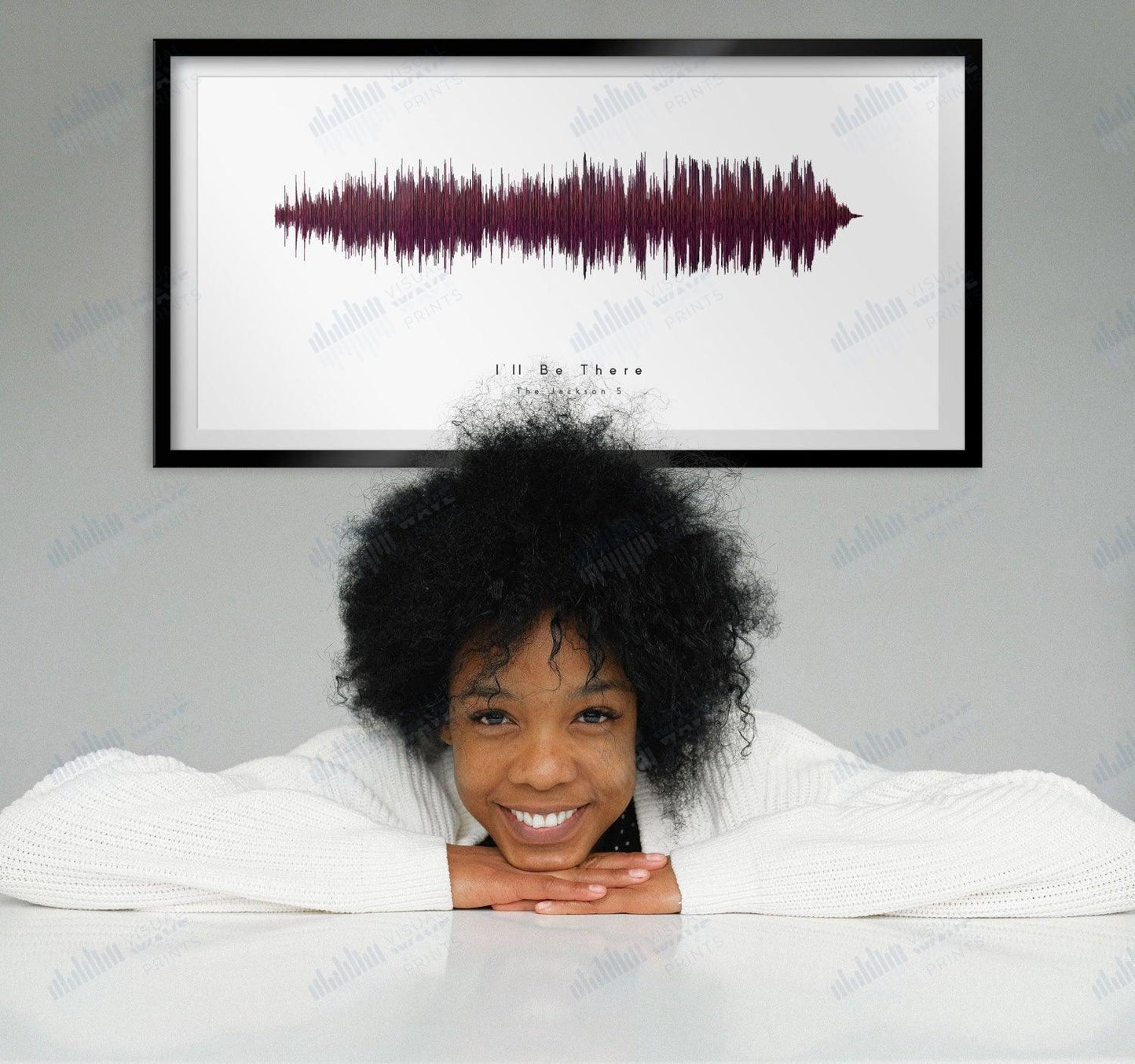 I'll Be There by The Jackson Five - Visual Wave Prints