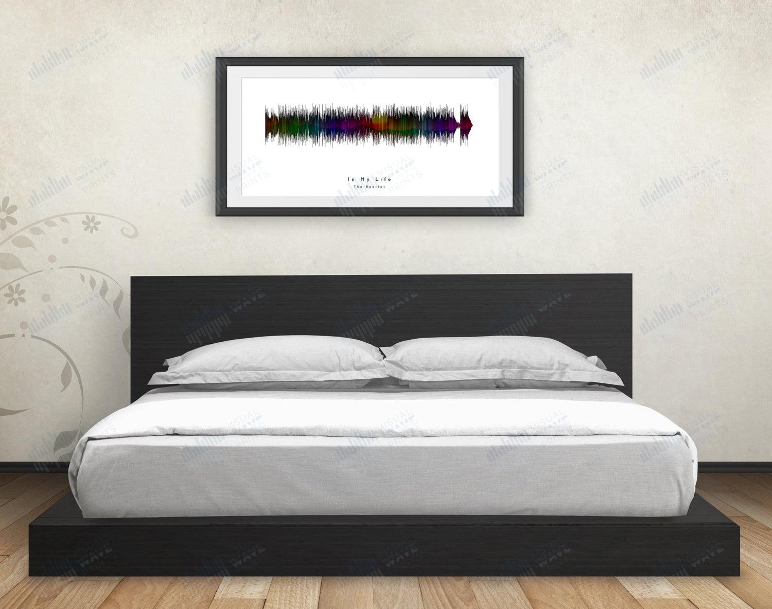 In My Life by The Beatles - Visual Wave Prints