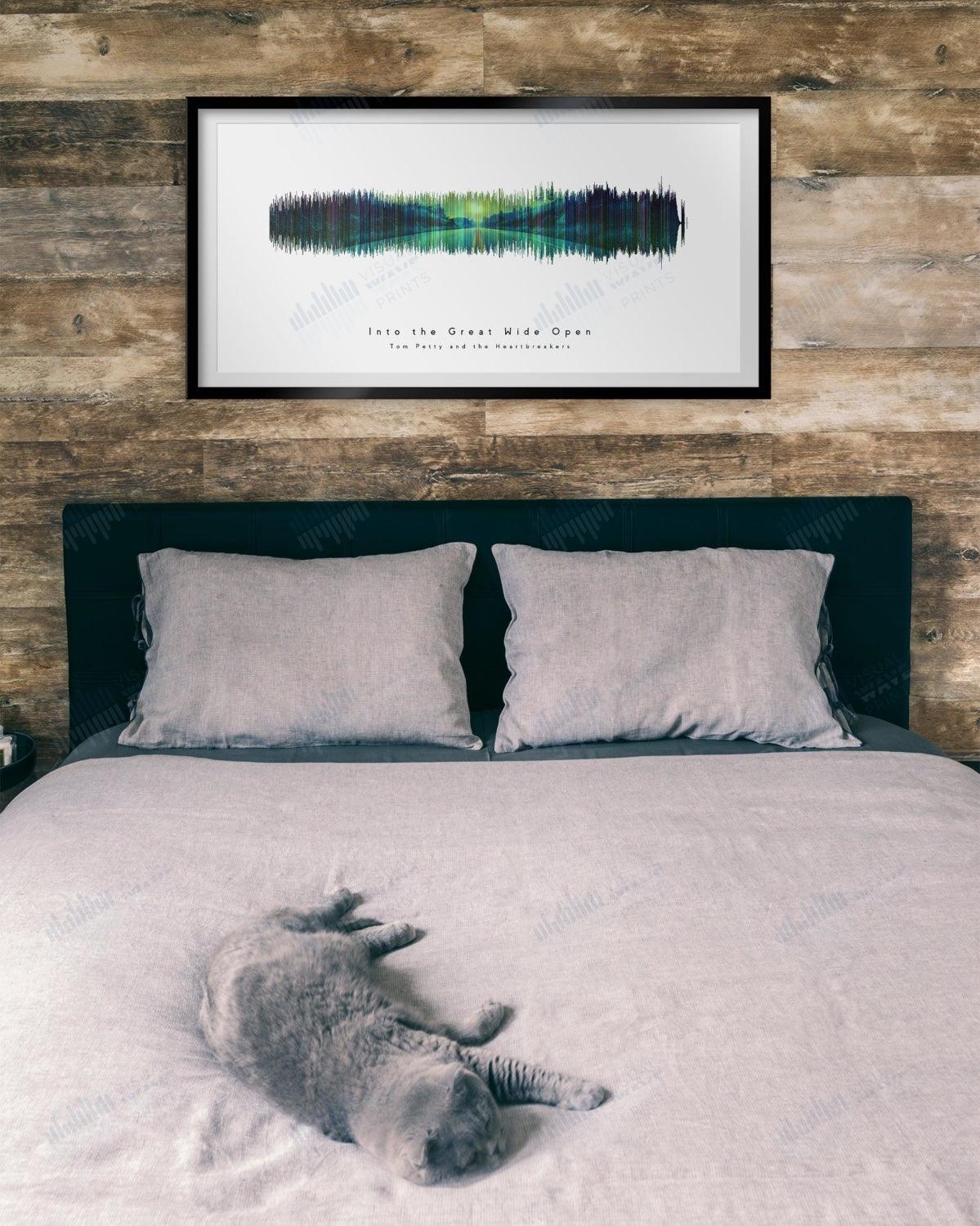 Into the Great Wide Open by Tom Petty - Visual Wave Prints