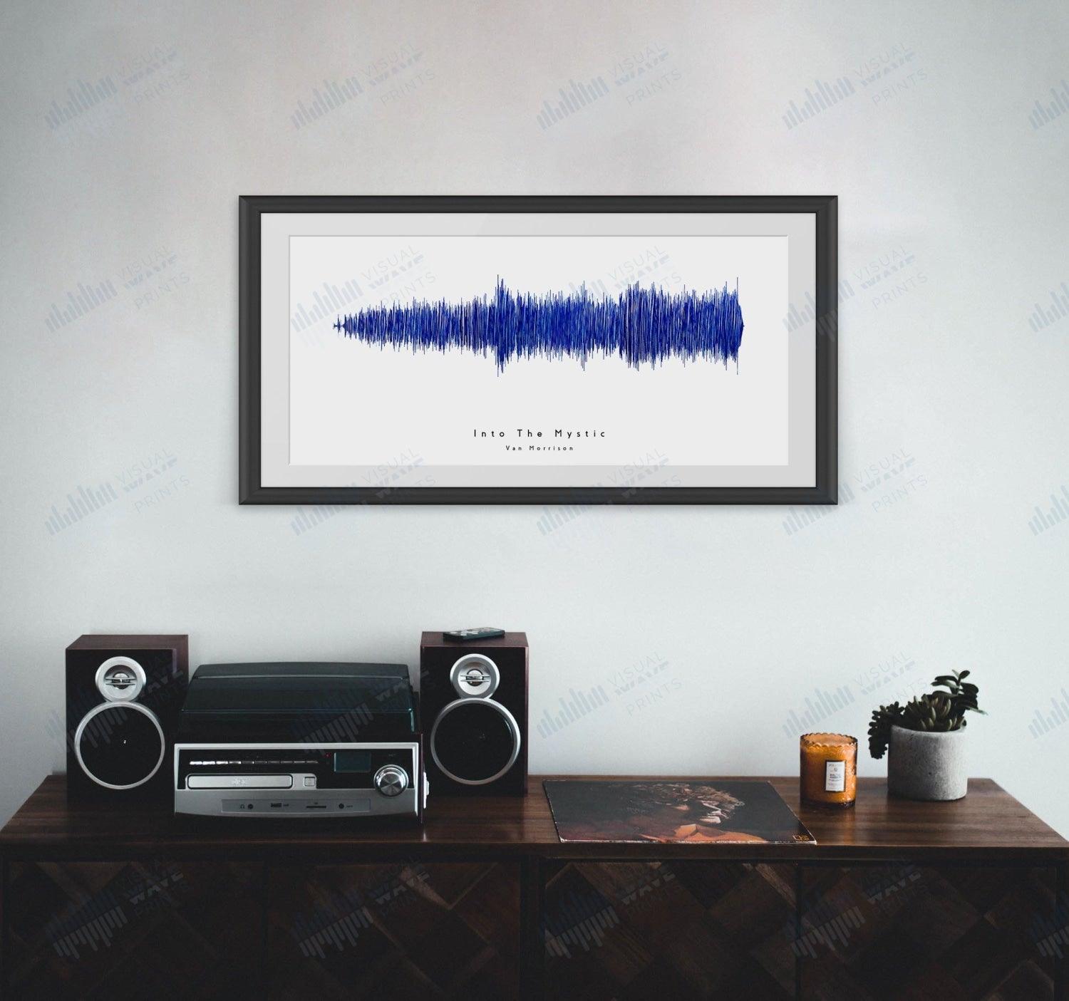 Into the Mystic by Van Morrison - Visual Wave Prints