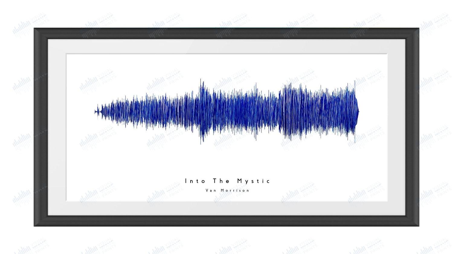 Into the Mystic by Van Morrison - Visual Wave Prints