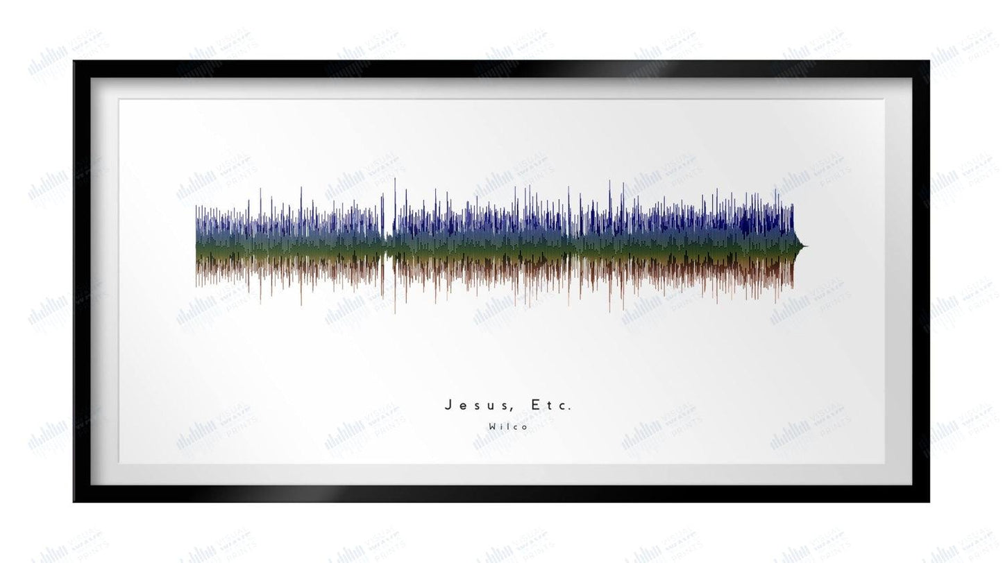 Jesus, Etc. by Wilco - Visual Wave Prints