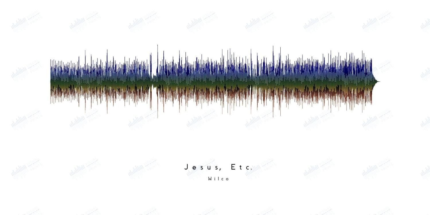 Jesus, Etc. by Wilco - Visual Wave Prints