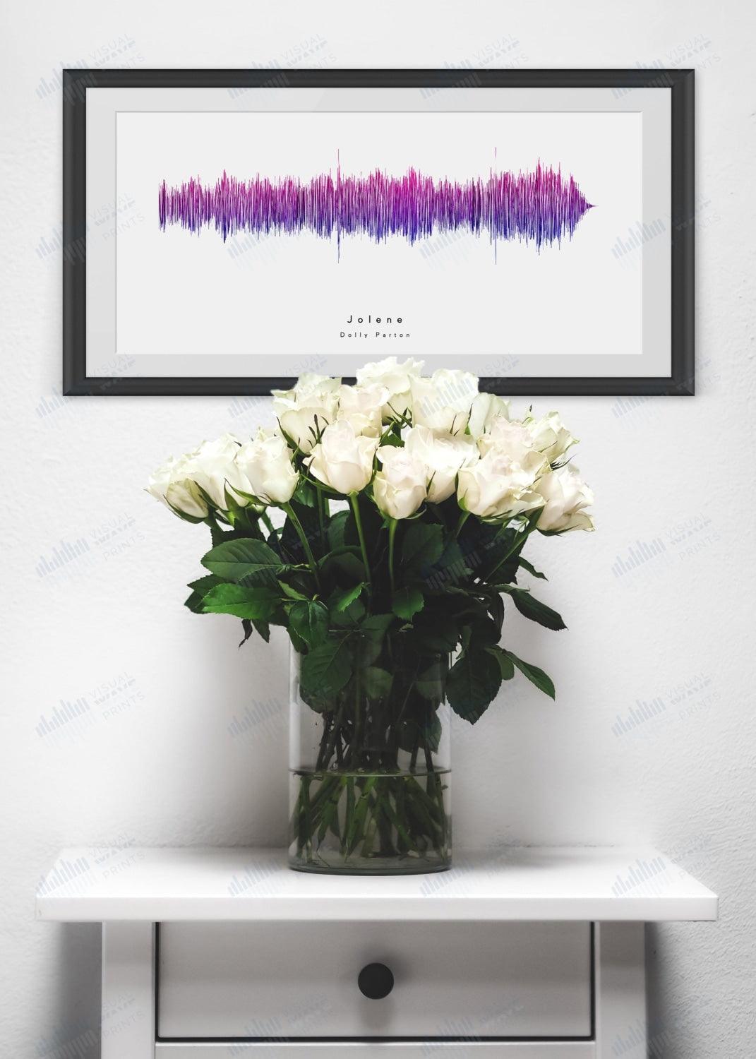 Jolene by Dolly Parton - Visual Wave Prints