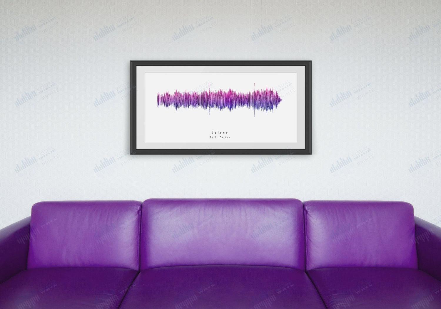 Jolene by Dolly Parton - Visual Wave Prints
