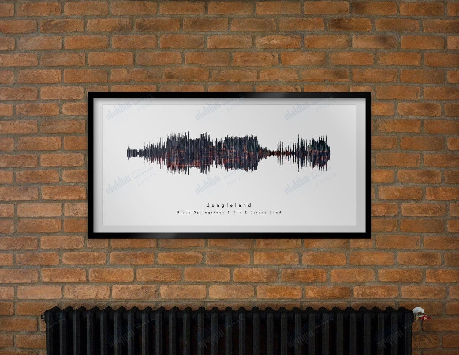 Jungleland by Bruce Springsteen - Visual Wave Prints