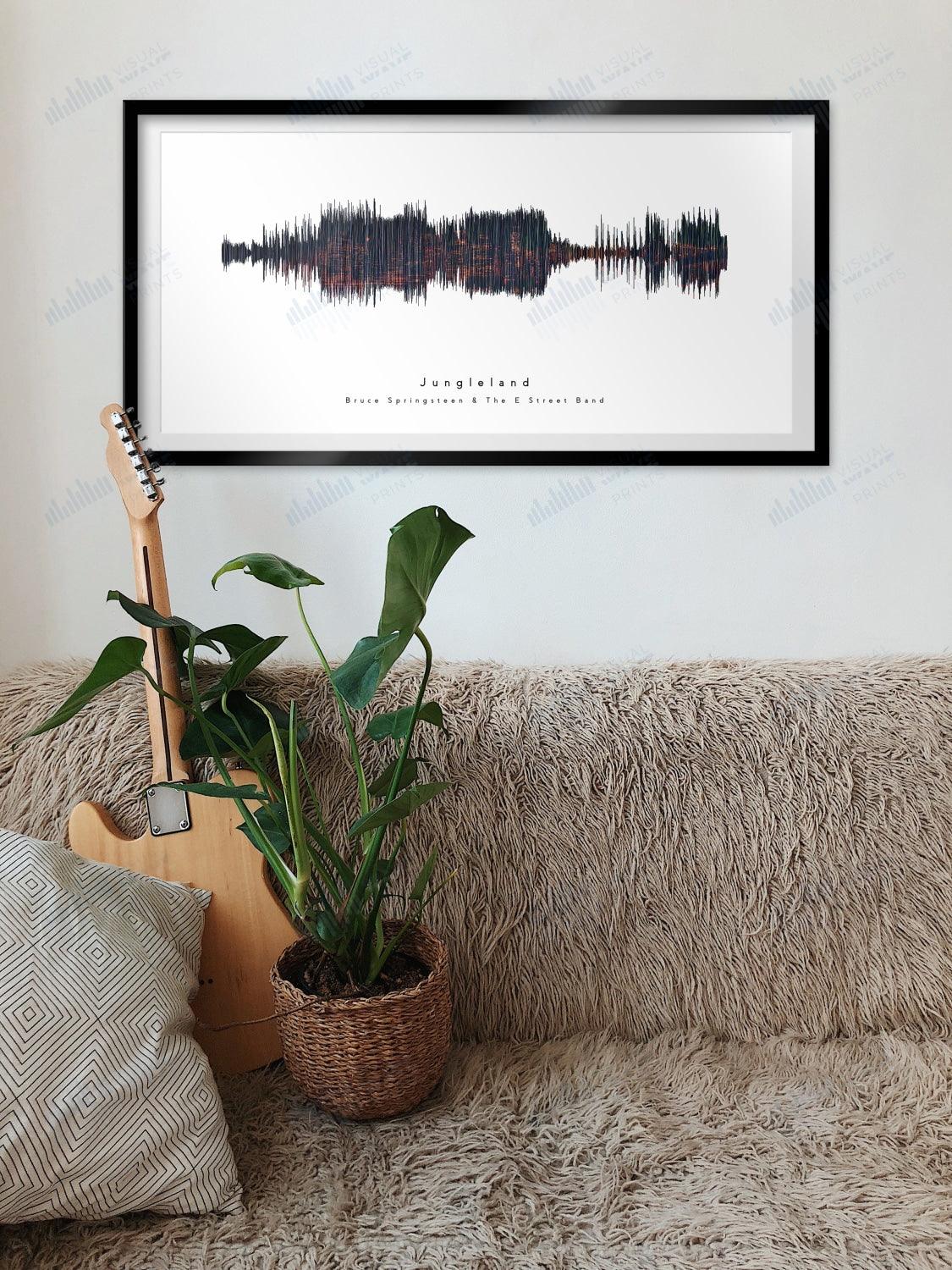 Jungleland by Bruce Springsteen - Visual Wave Prints