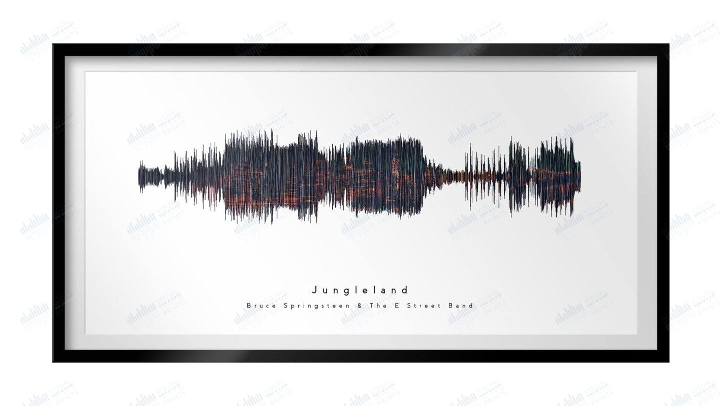 Jungleland by Bruce Springsteen - Visual Wave Prints