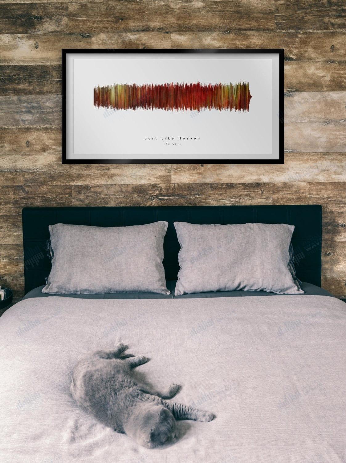 Just Like Heaven by The Cure - Visual Wave Prints
