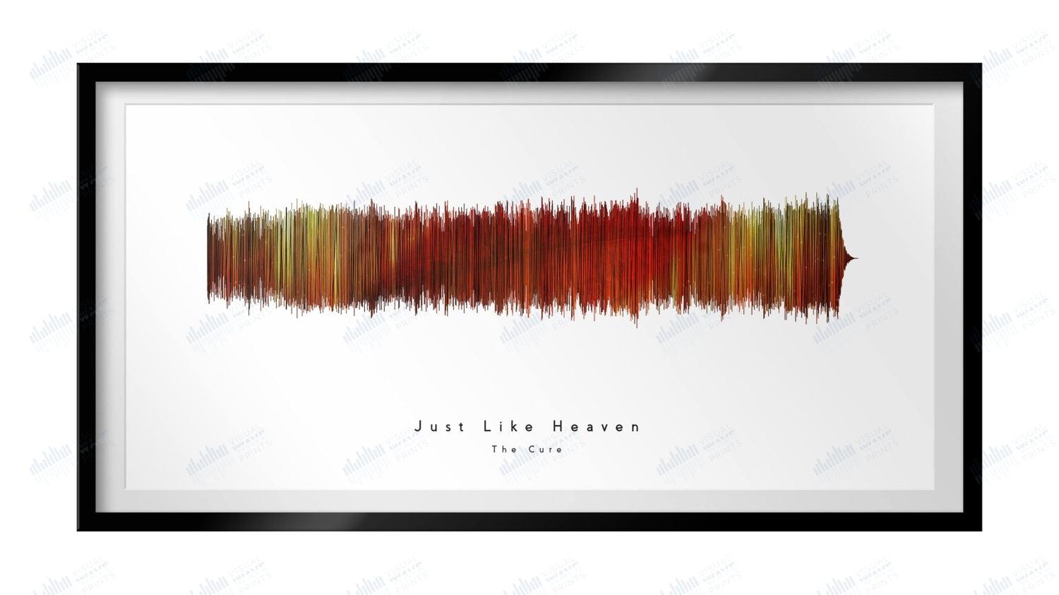 Just Like Heaven by The Cure - Visual Wave Prints