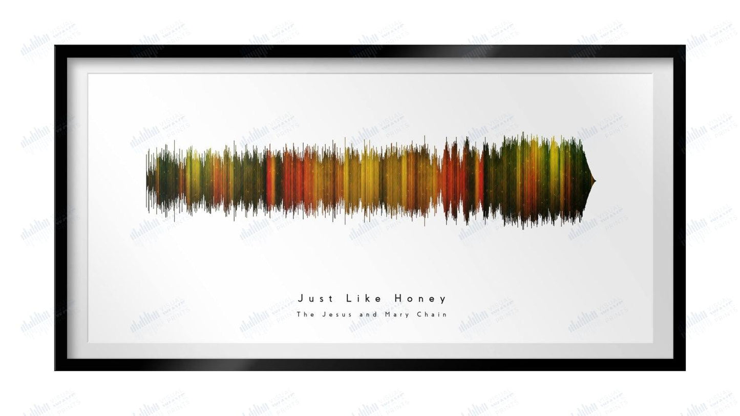 Just Like Honey by The Jesus and Mary Chain - Visual Wave Prints