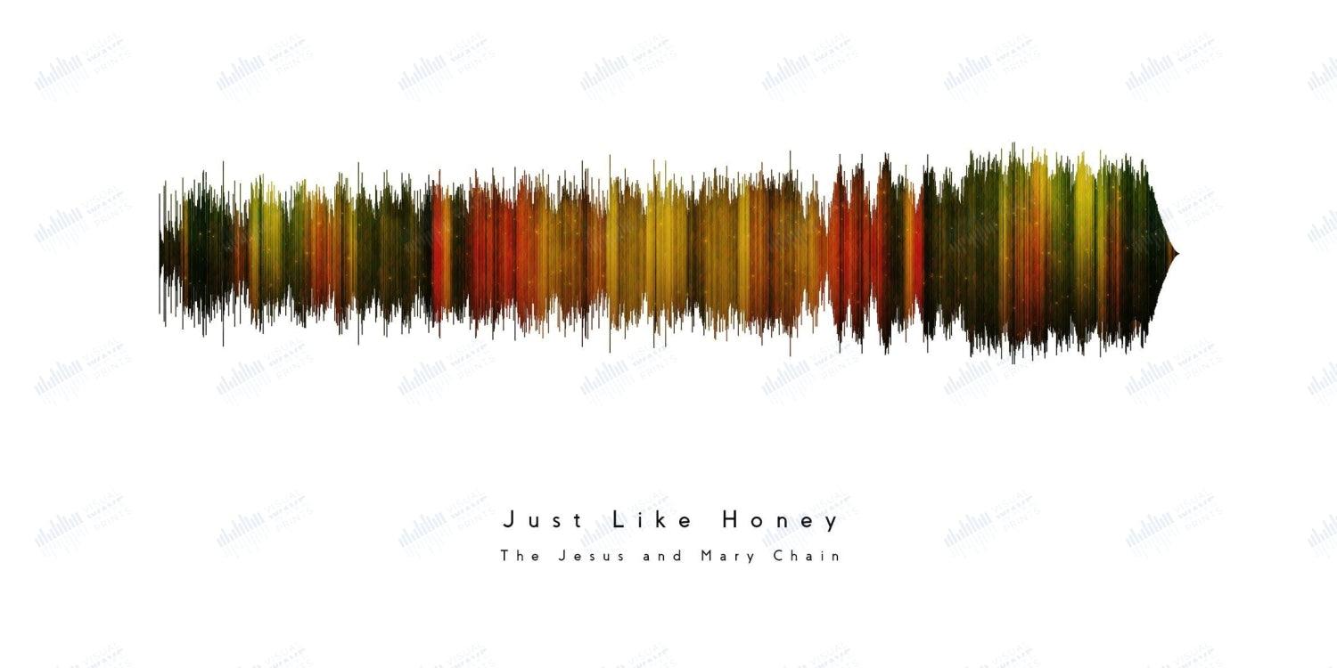 Just Like Honey by The Jesus and Mary Chain - Visual Wave Prints