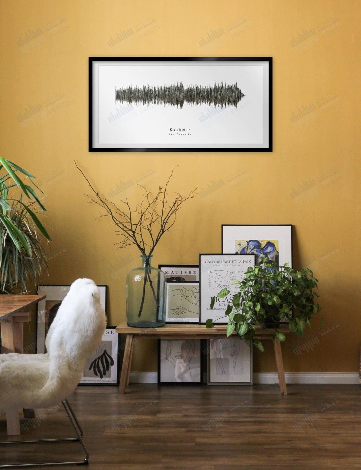 Kashmir by Led Zeppelin - Visual Wave Prints