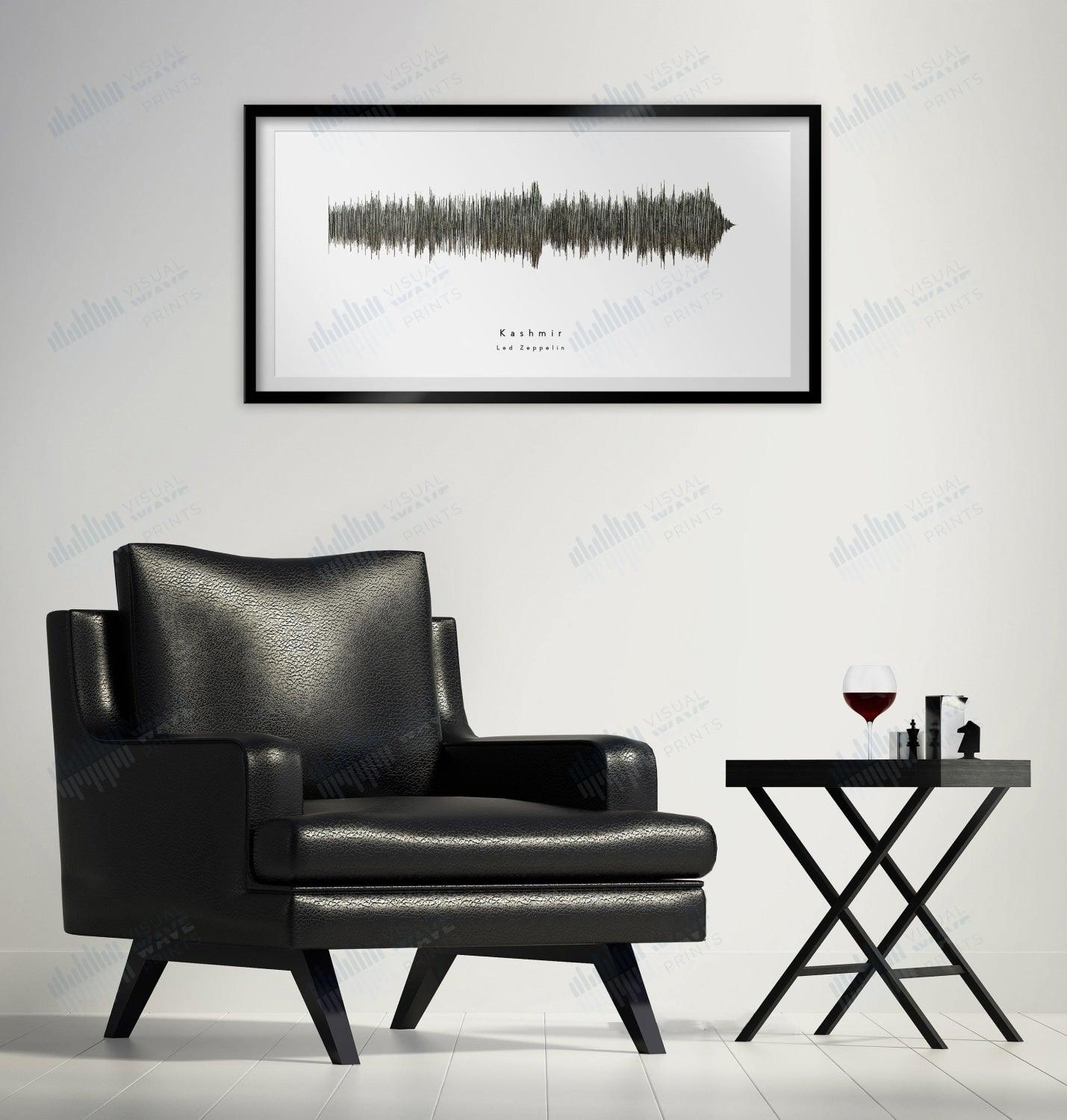 Kashmir by Led Zeppelin - Visual Wave Prints