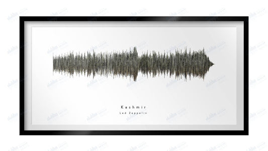 Kashmir by Led Zeppelin - Visual Wave Prints