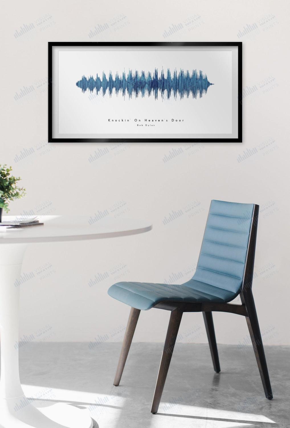 Knockin' on Heaven's Door by Bob Dylan - Visual Wave Prints