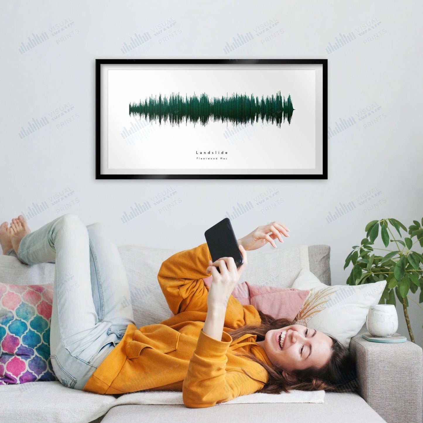 Landslide by Fleetwood Mac - Visual Wave Prints