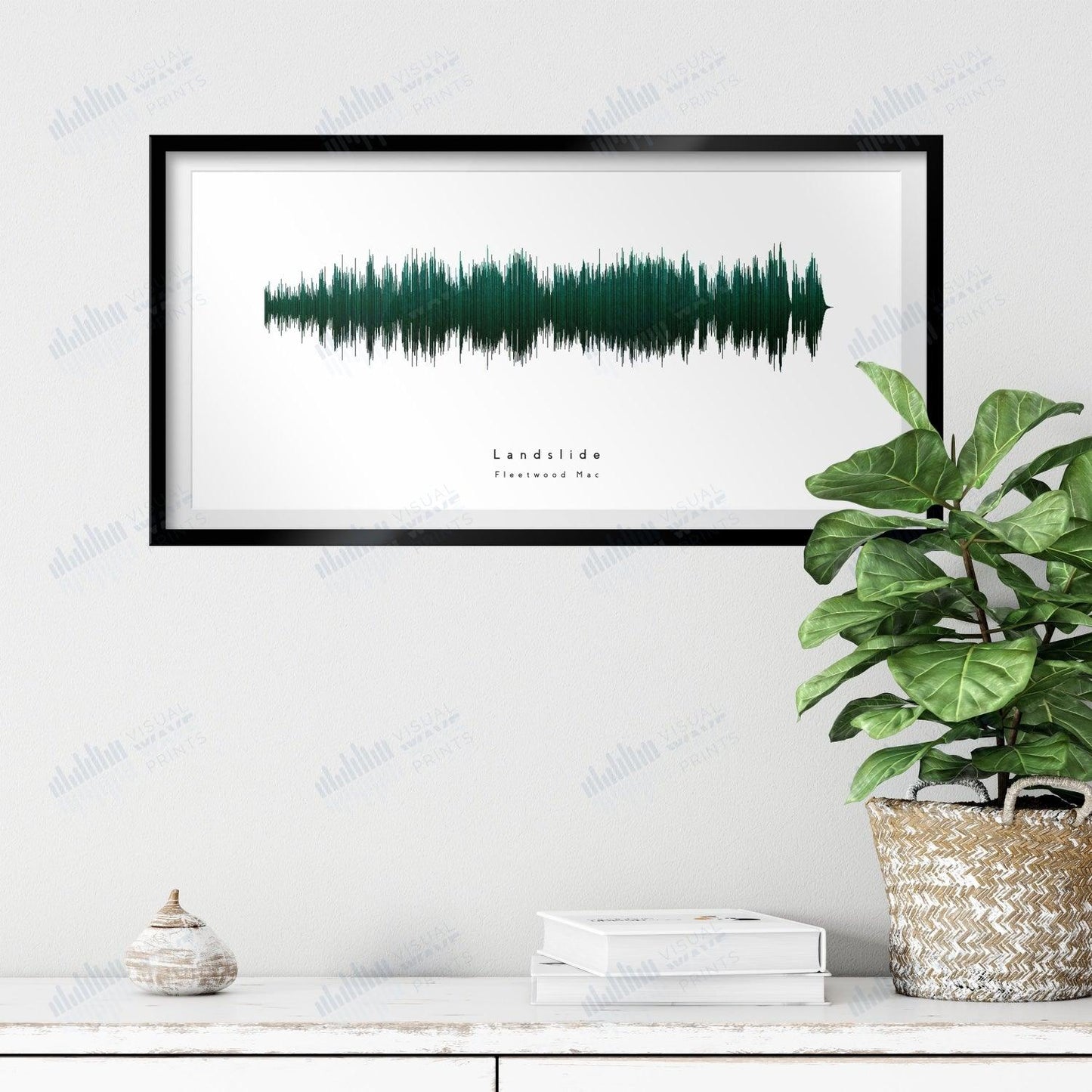 Landslide by Fleetwood Mac - Visual Wave Prints