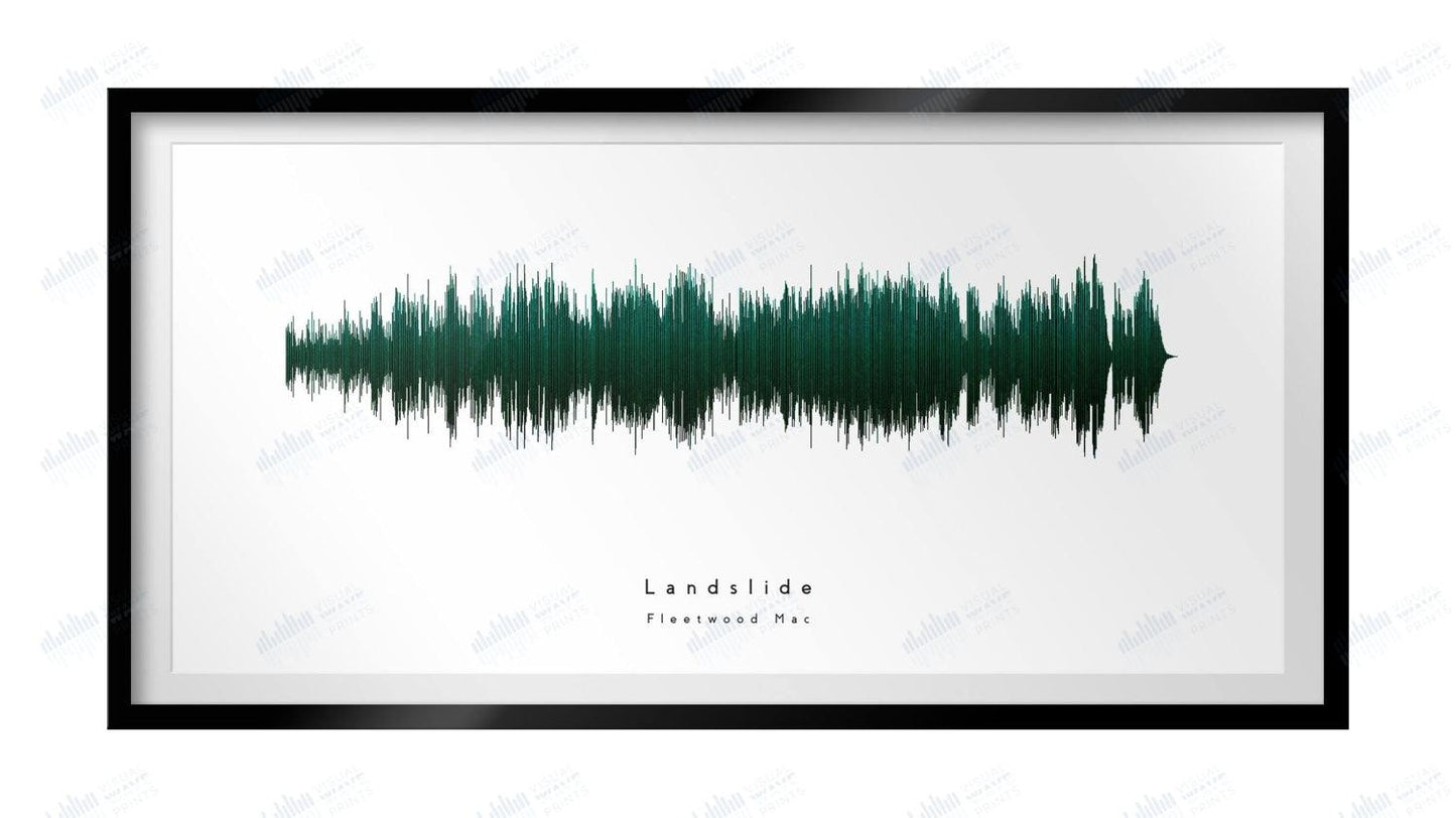 Landslide by Fleetwood Mac - Visual Wave Prints