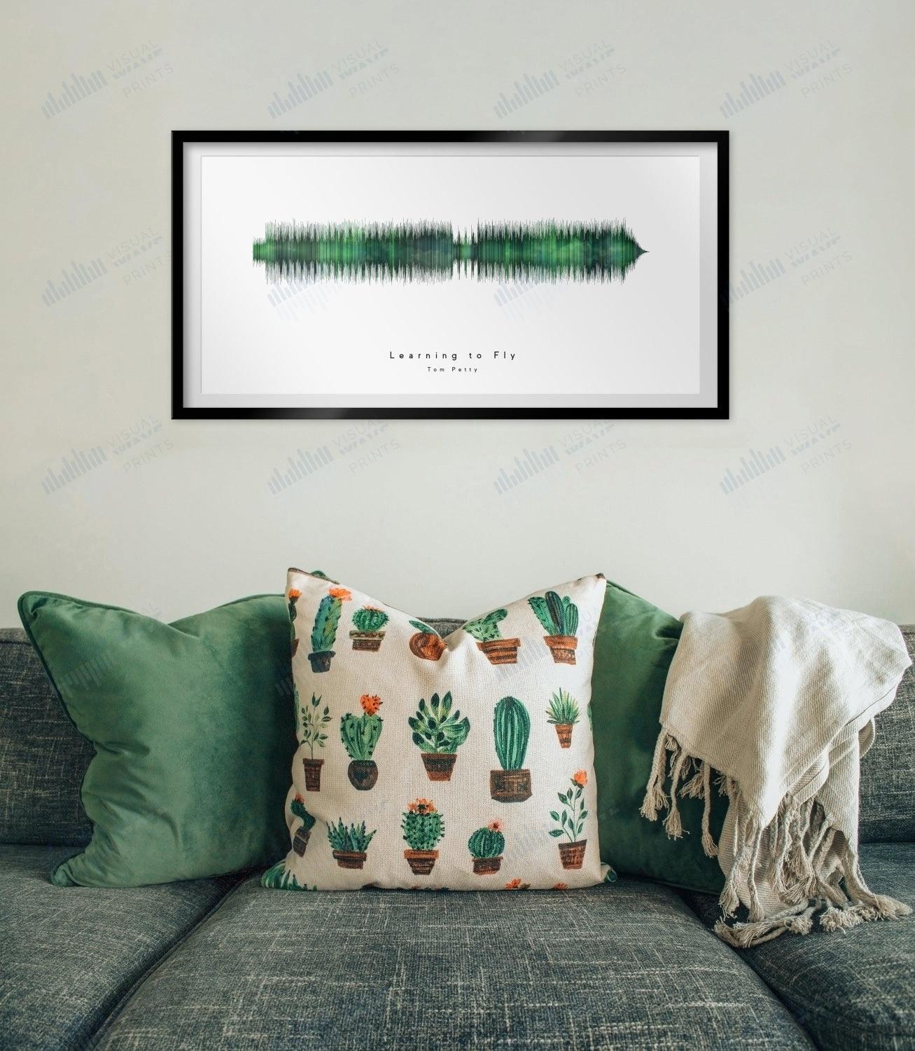 Learning to Fly by Tom Petty - Visual Wave Prints