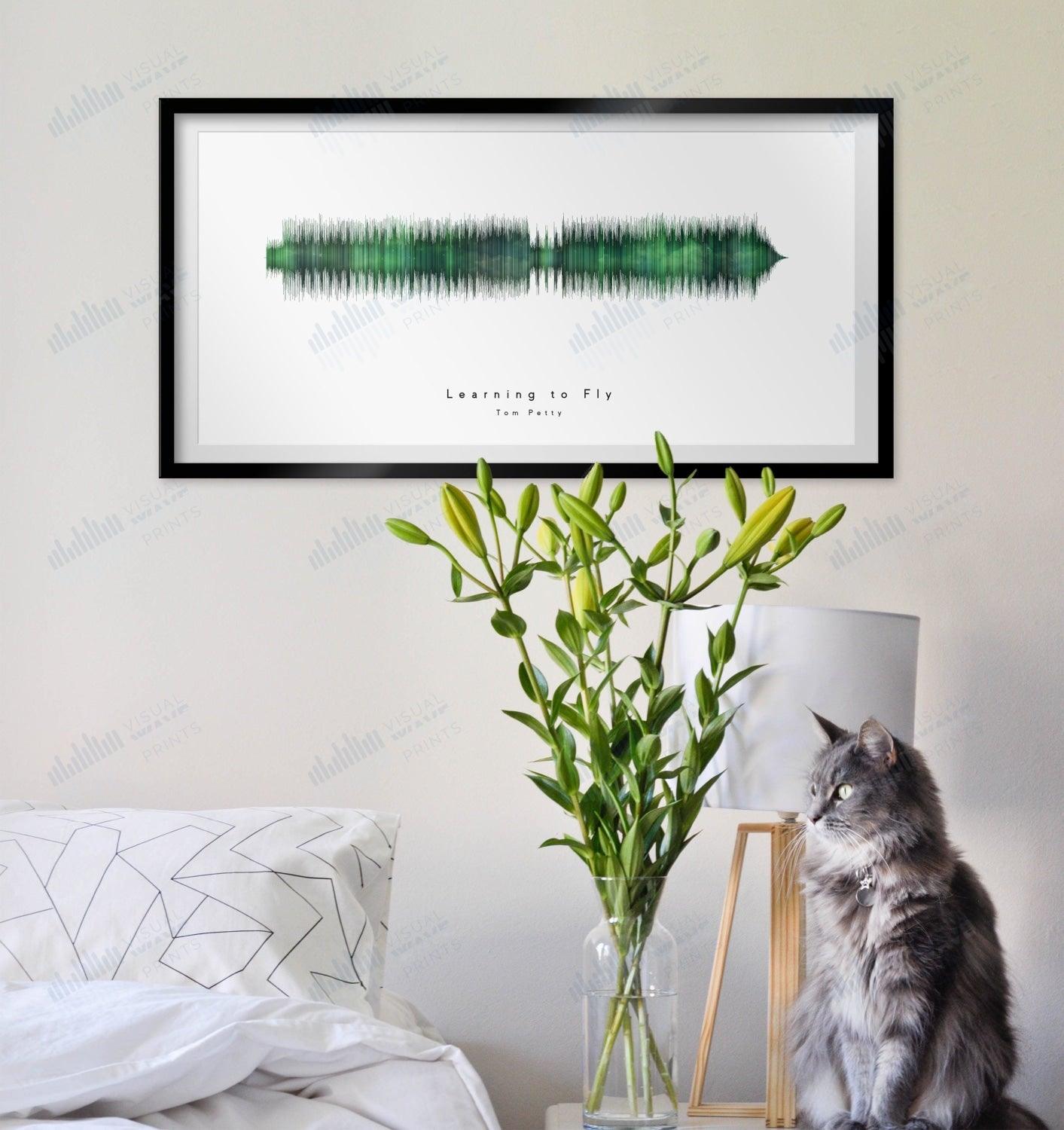 Learning to Fly by Tom Petty - Visual Wave Prints