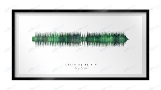 Learning to Fly by Tom Petty - Visual Wave Prints