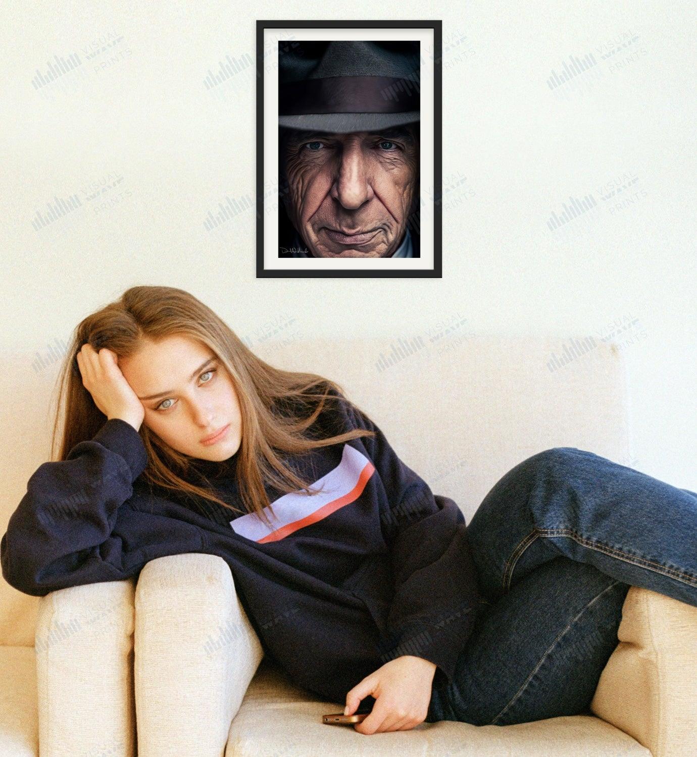 Leonard Cohen Original Portrait - Visual Wave Prints