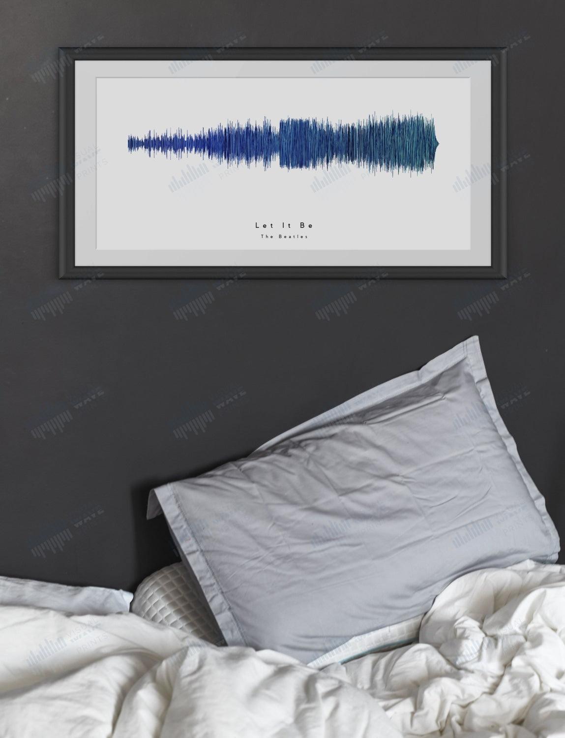 Let It Be by The Beatles - Visual Wave Prints